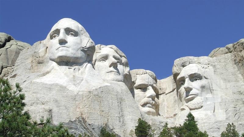 Activist push for the removal of the monument Mount Rushmore,in South Dakota