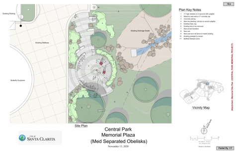 The City plans on constructing a Memorial Plaza at Central Park, seen here.