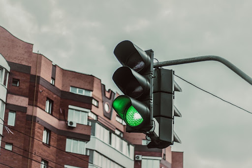 Stoplight Traffic Light City Street Road