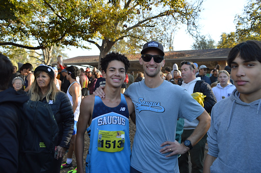 Senior Captain, Sebastian Peraza and Boys Head Coach, Sergey Sushchikh,
Photo taken by David Grant
