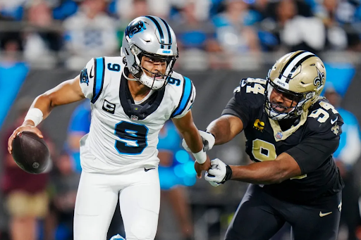 Panthers QB Bryce Young + Saints DE Cameron Jordan