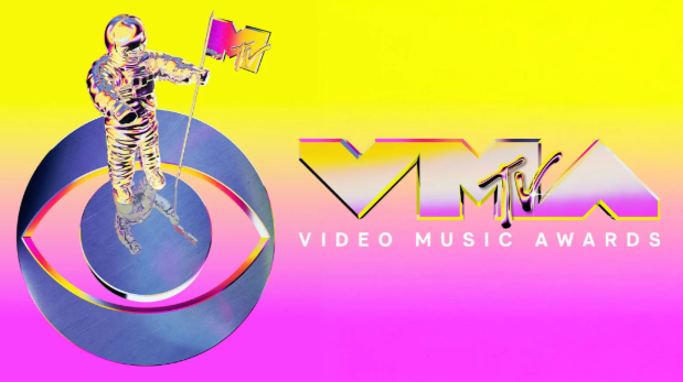 The MTV Music and Video Award Logo and company name.